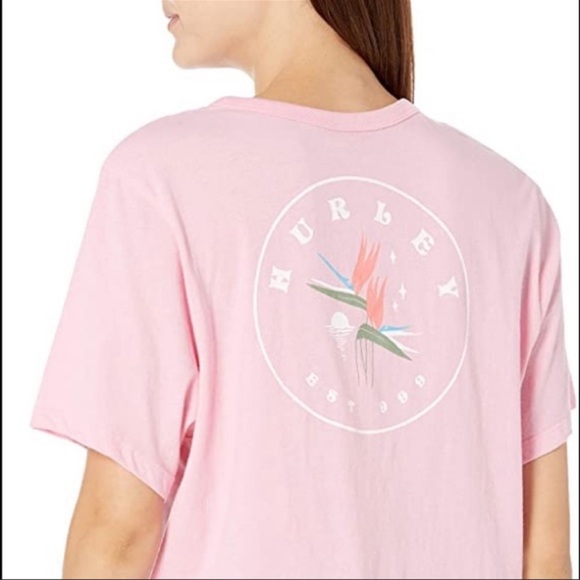 🔆HURLEY🔆 BIRDS OF THE NIGHT SHORT SLEEVE T- SHIRT - Picture 6 of 10